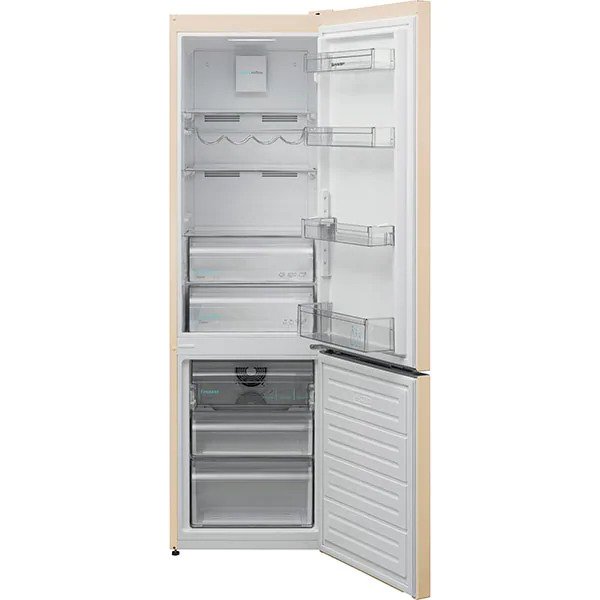 Combina frigorifica SHARP SJ-BA05DMXJE-EU, AdvancedNoFrost, 270 l, H 180 cm, Clasa A++, Bej