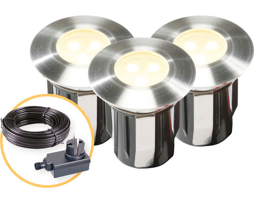 Spoturi Incastrate Season Lights Gu5 Max. 0, 5w, Ø42mm, Pentru Exterior Ip67, Otel Inoxidabil