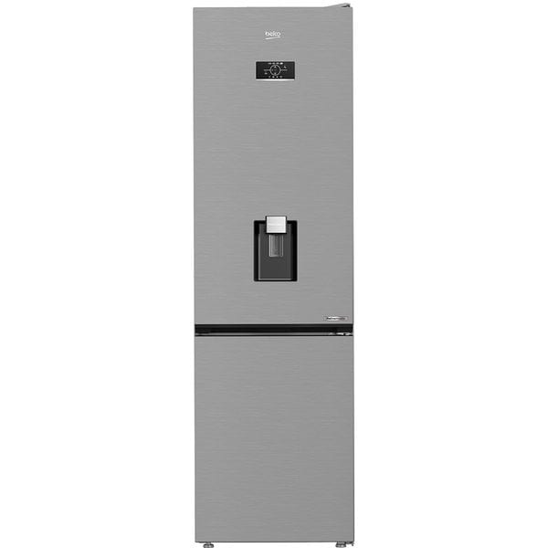 Combina frigorifica Beko B5RCNA405HDXB, 355 l, No Frost, HarvestFresh, AeroFlow, Fast Freeze, Clasa D, 203.5 cm, Inox