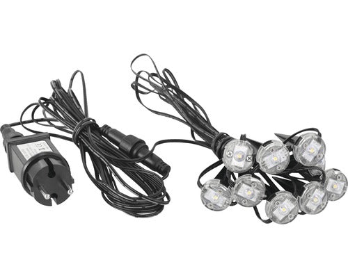 Ghirlanda Tarusi Cu Led Integrat Spinetoli 9x0, 4w 243 Lumeni, Pentru Exterior Ip65, Transparent