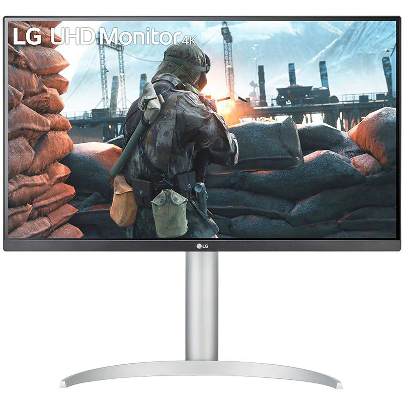 Monitor LED IPS LG 27'' 4K UHD, 60Hz, 5ms, DCI-P3 95%, VESA DisplayHDR™ 400, AMD FreeSync™, Dynamic Action Sync, HDR 10, HDMI, Display Port, Pivot, 27UP650-W.AEU