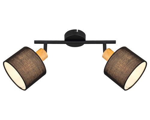 Sina Spoturi Miguel E14 Max. 2x40w, Negru
