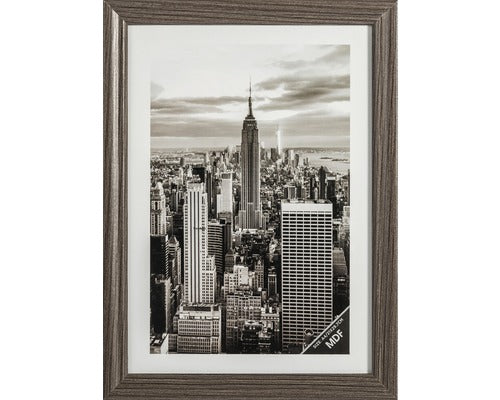 Rama Foto Lemn Riga Argintiu 21x29, 7 Cm