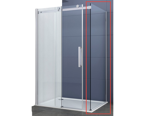 Perete Lateral Dus Sanotechnik Elegance 80x195 cm Sticla Transparenta Profil Crom