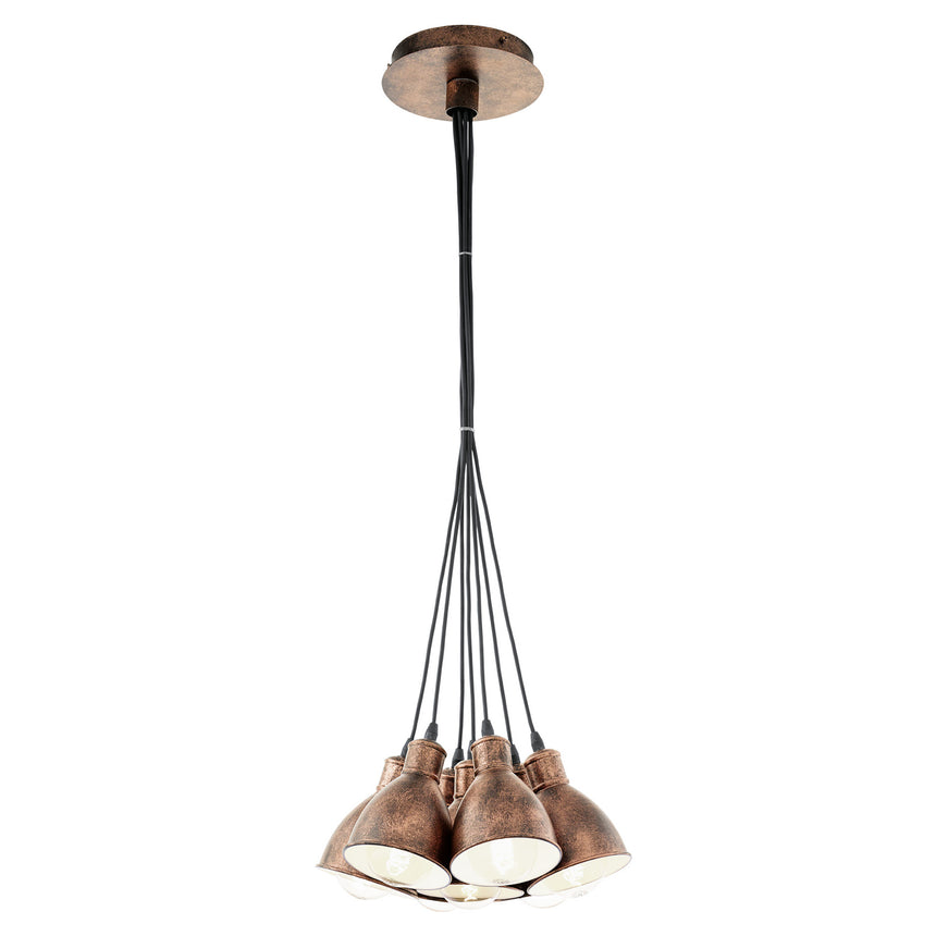 Lustra vintage EGLO PRIDDY, E27 7x60W, Ø385mm