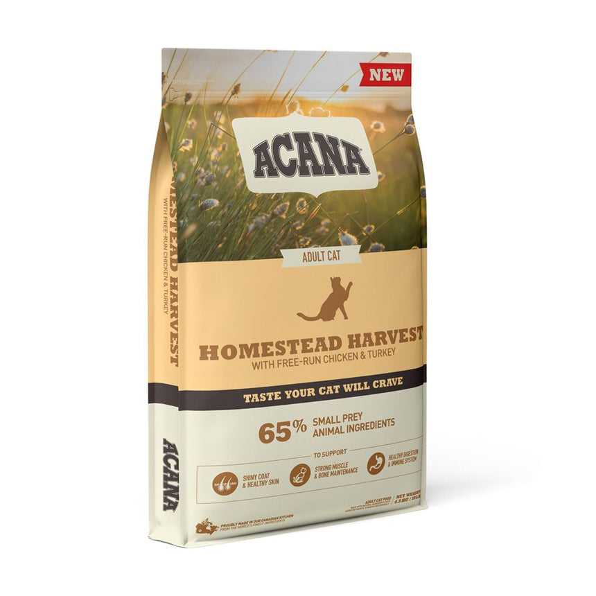 Hrana uscata pentru pisici adulte Acana Homestead Harvest, 4.5 kg