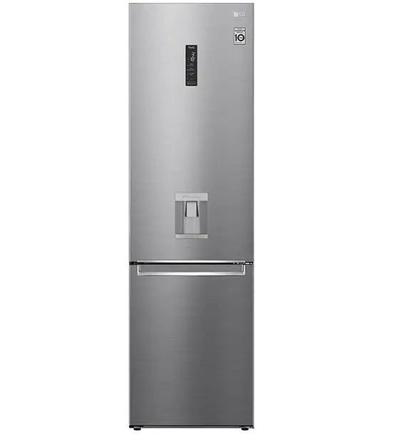 Combina frigorifica LG GBF62PZHMN, No Frost, 383 l, H 203 cm, Clasa A++, dozator apa, Argintiu