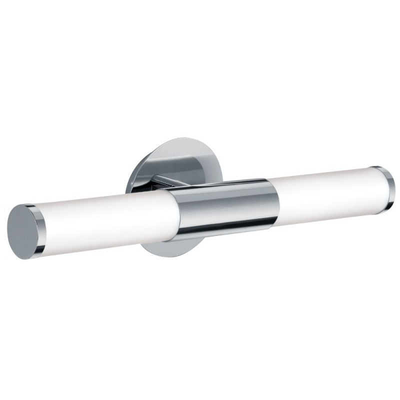 Aplica baie Palmera Eglo, L46 cm, E14, 2x40W, metal/sticla, crom/opal