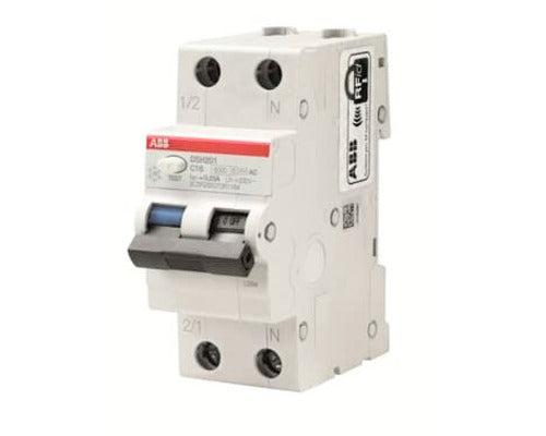 Intreruptor Automat Cu Protectie Diferentiala Abb Rcbo P+n 10a 6ka/30ma, Curba B
