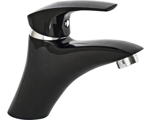 Baterie lavoar monocomanda Ferro Metalia 57 cartus ceramic finisaj Ebony negru