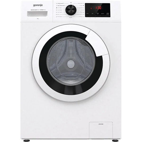 Masina de spalat rufe frontala GORENJE WHP82ES, 8 kg, 1200rpm, Clasa E, Alb