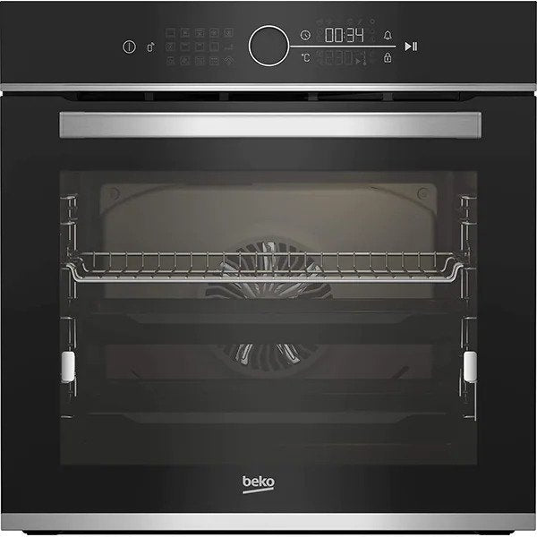 Cuptor incorporabil Beko BBIM13400XCS, Electric, 72 l, Multifunctional, AEROperfect, Autocuratare catalitica, 13 functii de gatire, SoftClose , Raft telescopic, Grill, 3D Cooking, Clasa A+, Negru