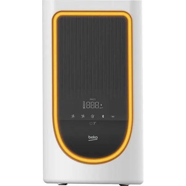 Purificator de Aer BEKO ATP5500N, 4 trepte viteza, Hepa, Bluetooth speaker, Incarcator Wireless, Alb-Negru