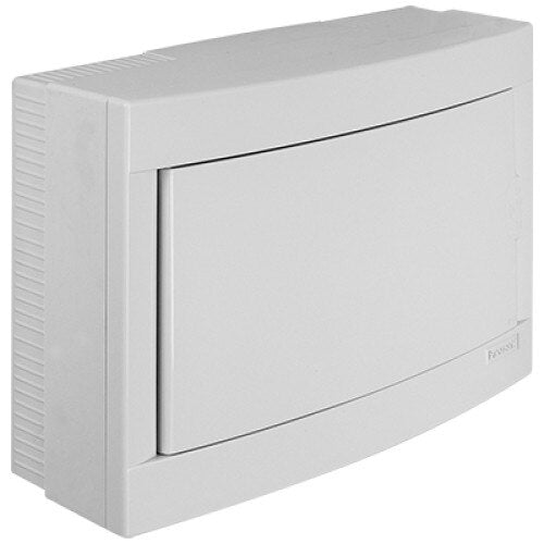 Tablou electric, aparent, 12 module, cutie sigurante, usa alba, P-CS12.A Panasonic