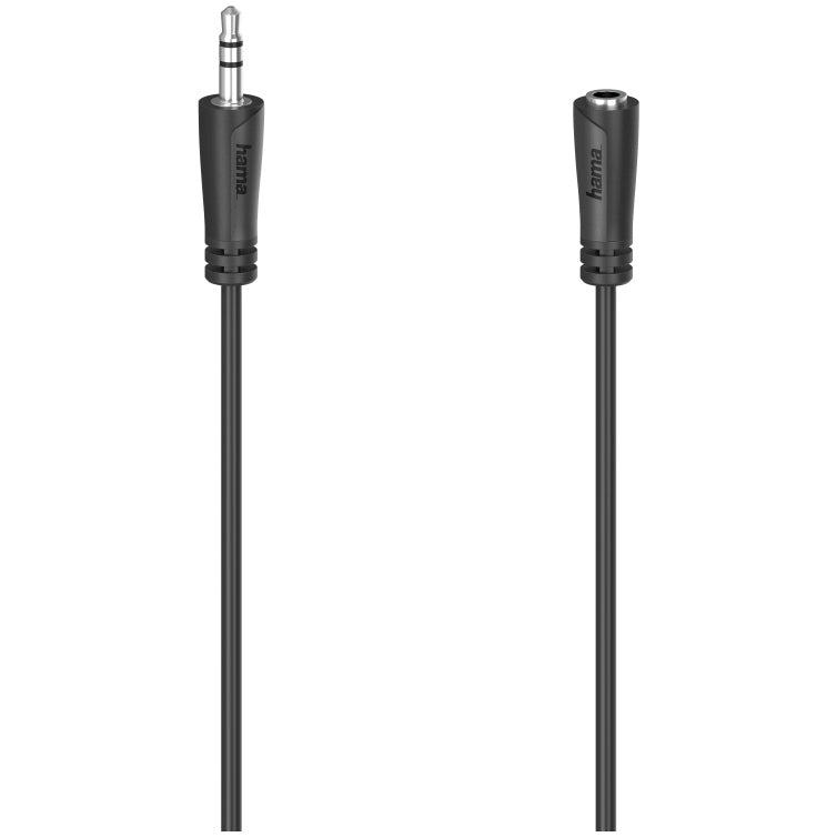Extensie Cablu Audio Hama, stecher jack 3.5 mm - priza, stereo, 5 m