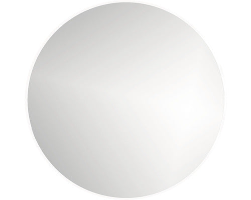 Oglinda Baie Cu Led Cordia Round Line Blacklight Ø80 Cm Rama Alba