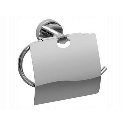 Suport hartie igienica, Bisk, Crom, 6.5 x 16 x 12.5 cm, Cromat