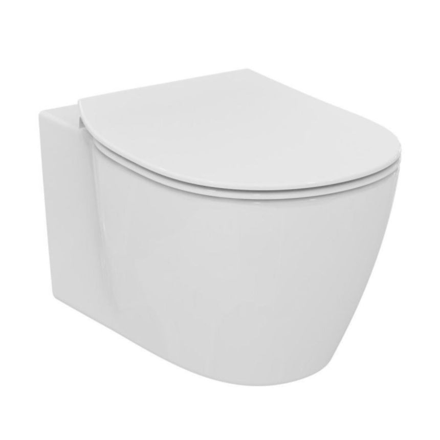 Capac WC cu soft-close, balamale inox Ideal Standard Connect Thin