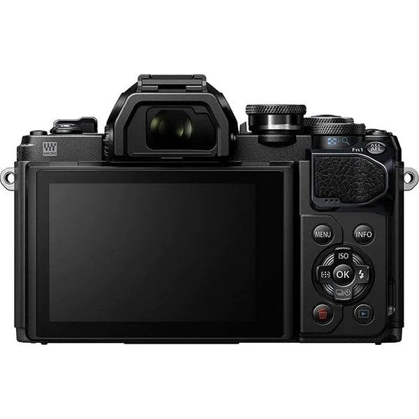 Set Aparat foto Mirrorless OLYMPUS E-M10 Mark III, 16.1 MP, 4K, Wi-Fi, plus Obiectiv EZ-M1442IIR, Negru