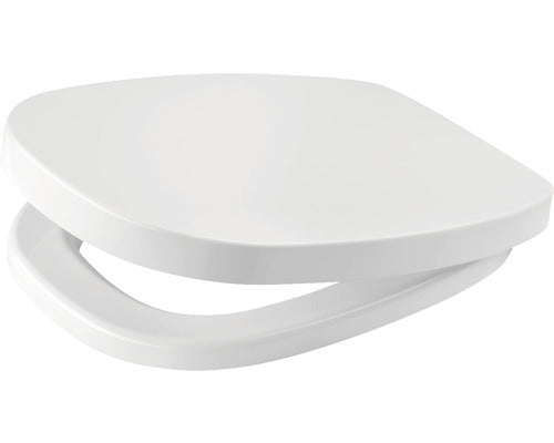 Set Vas WC compact Facile, Cersanit, cu capac WC duroplast, rezervor WC 3/6 L admisie inferioara, evacuare orizontala