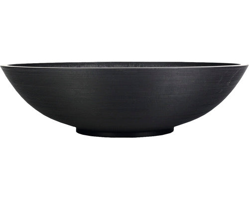 Vas Plante Lafiora Liam Plastic Ø 60 Cm H 16, 5 Cm Negru