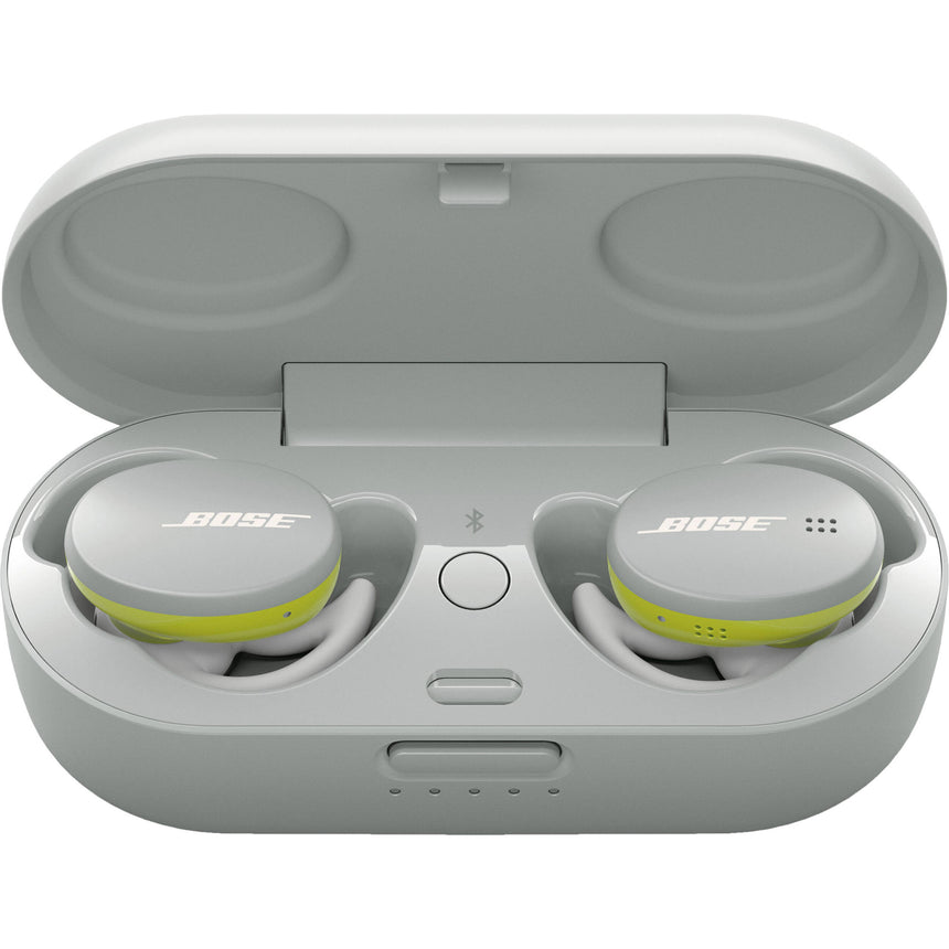 Casti Audio Sport In Ear Bose Earbuds, True Wireless, Bluetooth, Microfon, Autonomie 5 ore, Glacier White