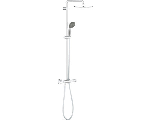 Sistem de dus cu termostat Grohe Vitalio Start 250, dus fix 1 jet, para dus 2 functii, crom