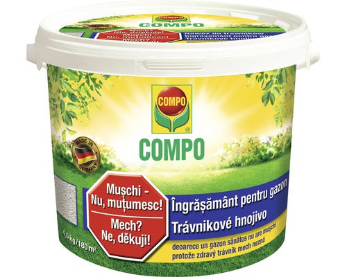 Ingrasamant pentru gazon contra muschi Compo, 4.5 kg