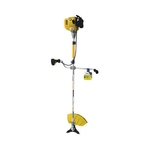 Motocoasa pe benzina Ruris Atlet 389s 2,4 kW 3,3 CP, ham, auto-cut, cutit 3 dinti, viziera protectie, casti protectie urechi incluse