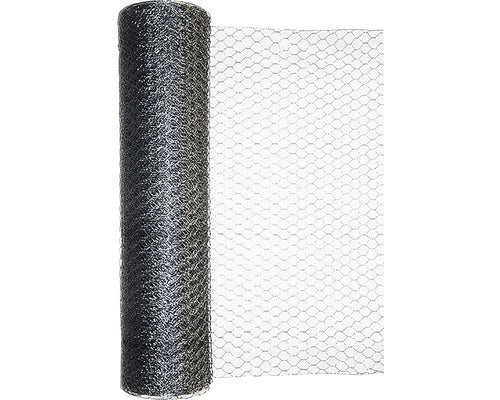 Plasa Gard Zincata Hexagonala Kaiserthal 0, 8 Mm 1x25 M Argintiu