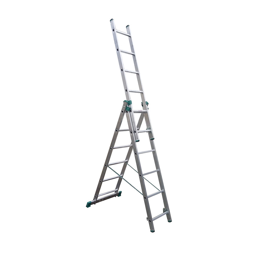 Scara universala cu 3 tronsoane Alverosal 6 trepte, Eurostyl 3.71 m