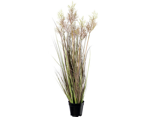 Planta Artificiala Iarba Calamagrostis Acutiflora In Ghiveci H 104 Cm
