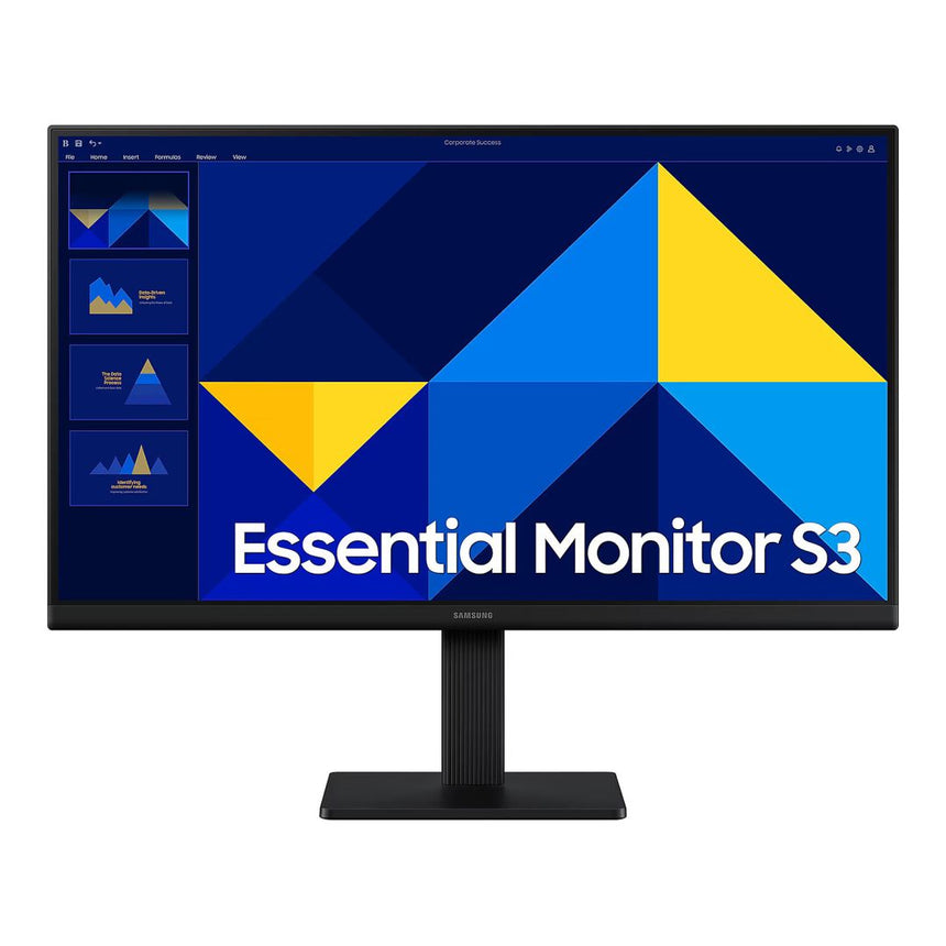 Monitor Samsung Essential S3 S30GD 24", IPS LED, FHD (1920 x 1080), 100Hz, 5ms, HDMI, Eye Saver & Flicker Free, Negru