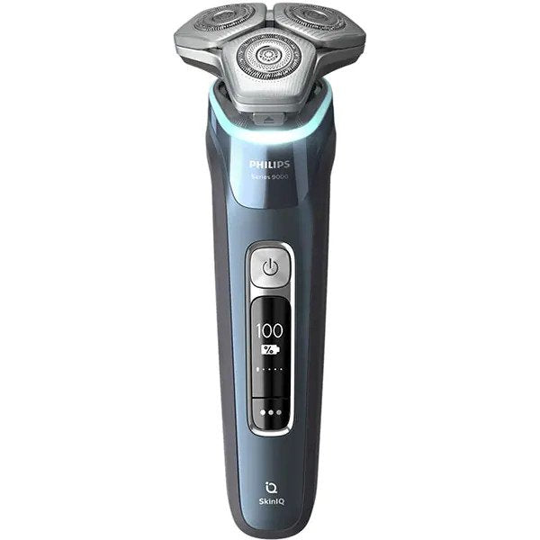 Aparat de Ras PHILIPS Shaver S9982/55, Acumulator, Autonomie 60 min, lame Dual SteelPrecision, Umed-Uscat, Albastru
