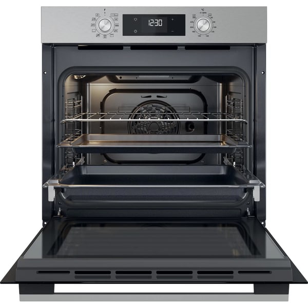 Cuptor incorporabil Whirlpool OMK58RU1SX, Electric, Multifunctional, 71 l, Autocuratare catalitica, Display, Clasa A+, Inox