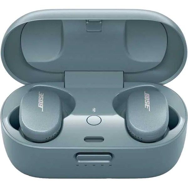 Casti BOSE QuietComfort Earbuds, True Wireless, Bluetooth, In-Ear, Microfon, Carcasa Incarcare Wireless, Noise Cancelling, Albastru