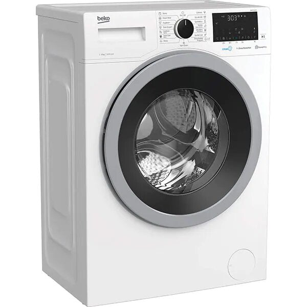 Masina de spalat rufe frontala BEKO WUE 8736 XSTN NEW, HomeWhiz, 8 kg, 1400rpm, Clasa C, Alb