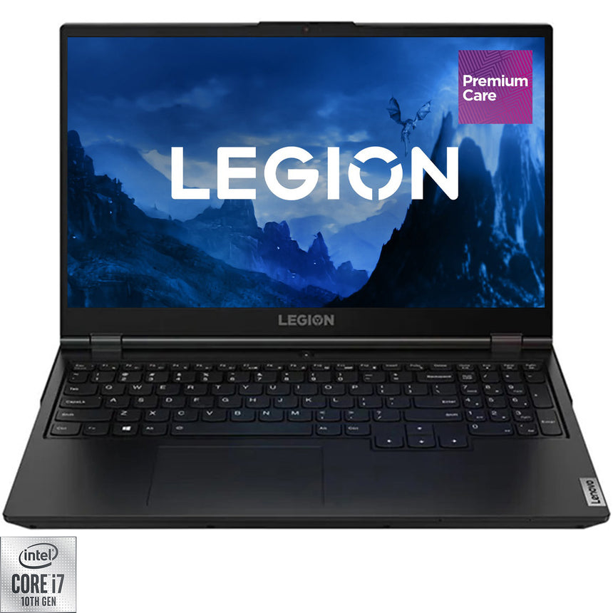 Laptop Gaming Lenovo Legion 5 15IMH6 cu procesor Intel® Core™ i7-10750H pana la 5.00 GHz, 15.6", Full HD, IPS, 120Hz, 16GB, 512GB SSD, NVIDIA GeForce RTX 3050 4GB, No OS, Phantom Black, 3y on-site Premium Care