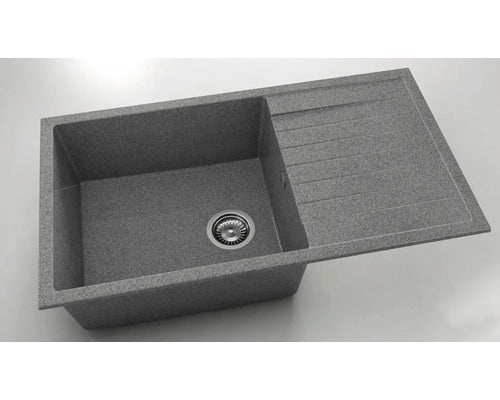 Chiuveta Bucatarie Granixit Cu O Cuva Fat Avangard 229 90x49 Cm, Cu Picurator, Reversibila, Space Gray