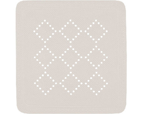 Covor Antiderapant Dus Spirella Alaska 55x55 Cm Bej