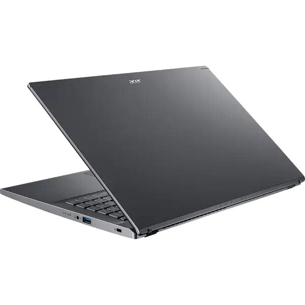 Laptop ACER Aspire 5 A515-57-36TC, Intel Core i3-1215U pana la 4.4GHz, 15.6" Full HD, 8GB, SSD 512GB, Intel UHD Graphics, Free DOS, Gri