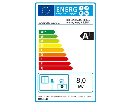 Semineu Pe Lemne Panadero Delta Otel Negru 8, 0 Kw Cu Spatiu Depozitare Lemne