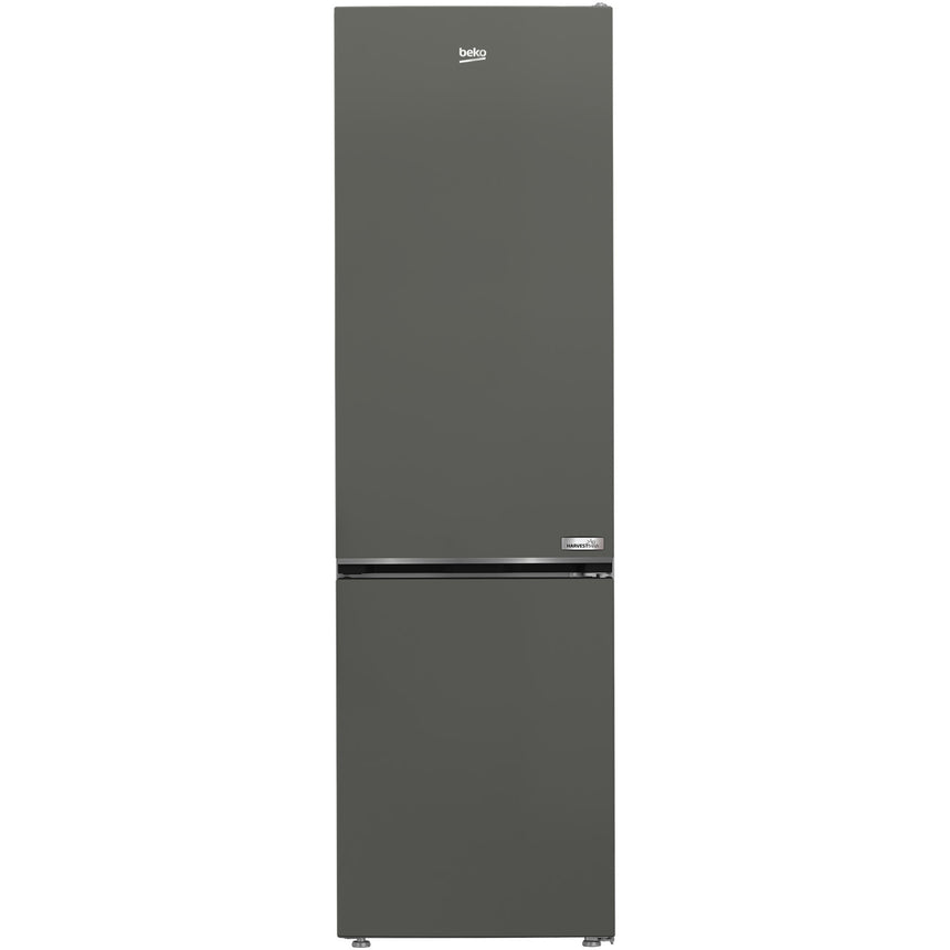 Combina frigorifica Beko B5RCNA405HG, 355 l, No Frost, Clasa D, Compresor ProSmart Inverter, AeroFlow, HarvestFresh, Iluminare LED, H 203.5 cm, Gri