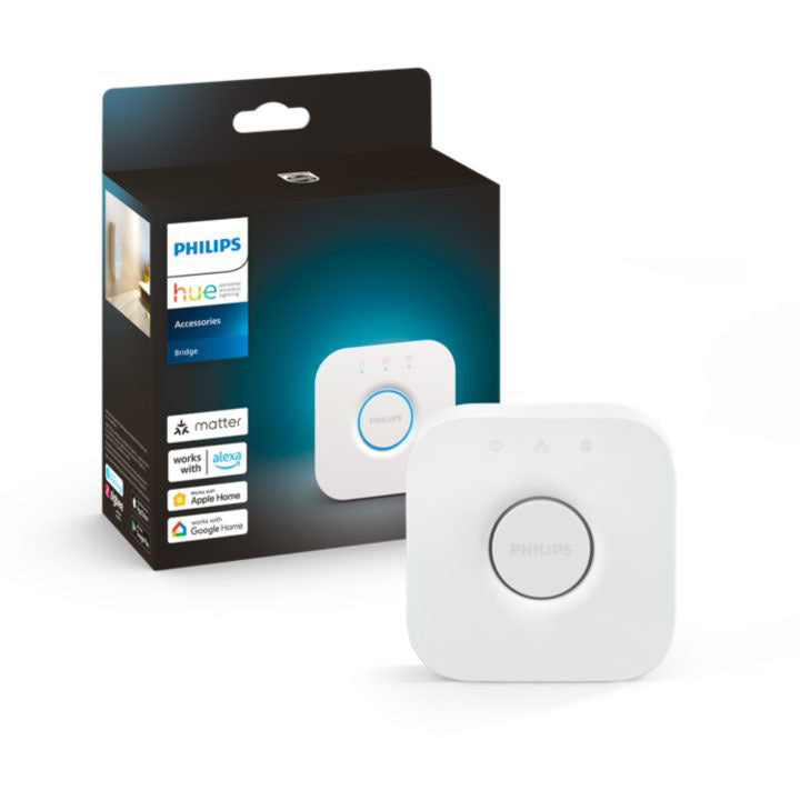 Consola Hue bridge (hub) wireless Philips Hue, Zigbee, compatibil cu gama Hue, control iOS/Android, Apple Home Kit