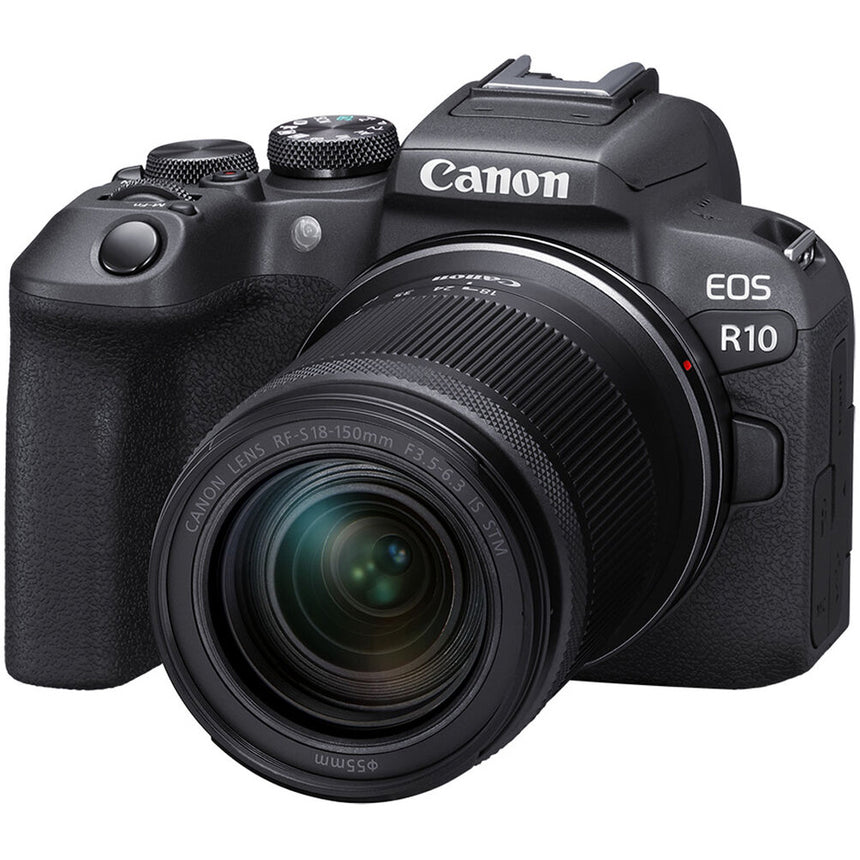 Aparat foto Mirrorless Canon EOS R10, 24.2MP, 4K, Obiectiv RF-S 18-150mm IS STM + Adaptor EF-EOS R
