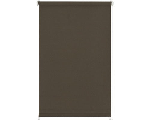 Rulou Cu Cleme De Prindere, Tensionat Lateral, Fara Gaurire, Uni Maro Ciocolata, 90x210 Cm, Cu Suport Cleme