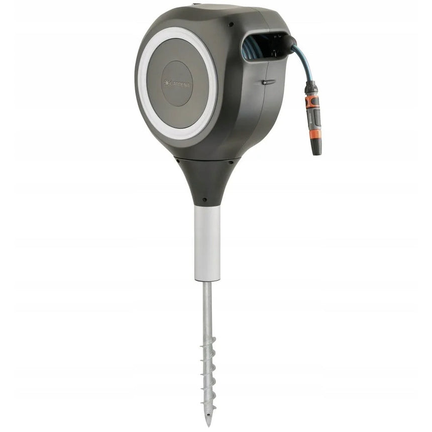 Furtun de gradina, Garndena, Roll up, Automat, 20 m, Gri