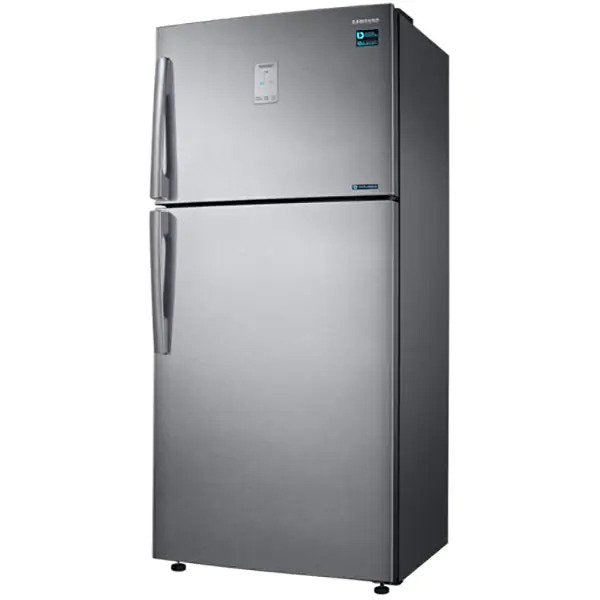Frigider cu doua usi Samsung RT50K6335SL/EO, 500 l, Clasa F, No Frost, Compresor Digital Inverter, Twin Cooling Plus, Smart Conversion, Afisaj extern, H 178.5 cm, Inox