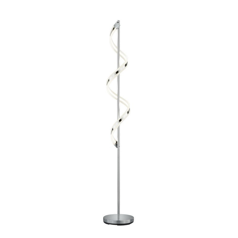 Lampa de podea, Trio, Metal/Acril, 20 W, Argintiu