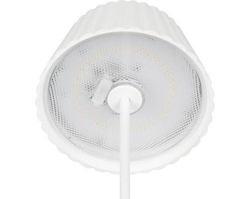 Veioza Cu Led Integrat Suarez 2w 200 Lumeni, Pentru Exterior Ip44, Incarcare Usb, Alba